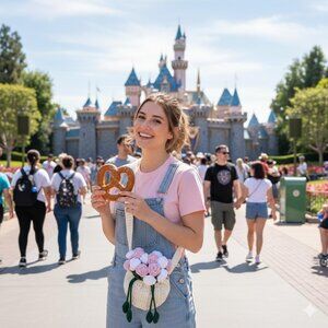 Handmade Crochet Rose Purse/ Bag with Removable Strap New